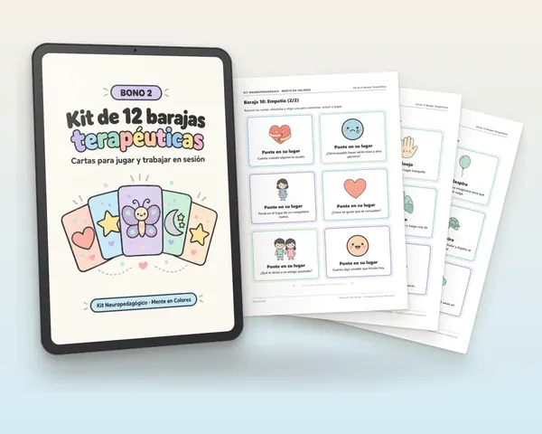 Bono 2 · Kit de 12 barajas terapéuticas