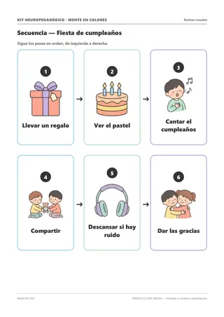Página real del material, muestra 6